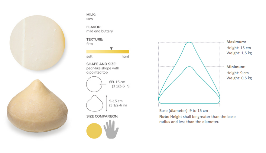 Infographic Tetilla cheese